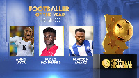 The trio has been shortlisted for the prestigious Ghana Footballer of the Year