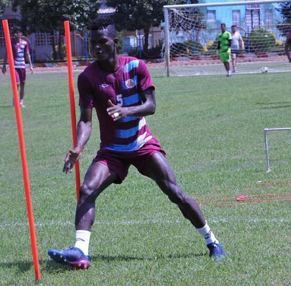 Samuel Sarfo training hard for next season