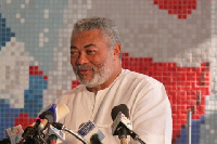 Former President Jerry John Rawlings