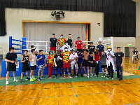 Ghana's Black Bombers sparred with some boxers in Japan