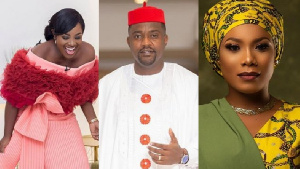 Emelia Brobbey, John Dumelo and Zynnell Zuh