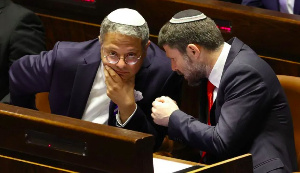 Itamar Ben-Gvir (left) and Bezalel Smotrich reject the US-backed ceasefire deal