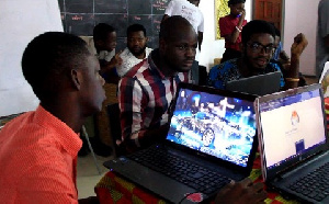 Some participants at the Blockchain Hackathon 2018