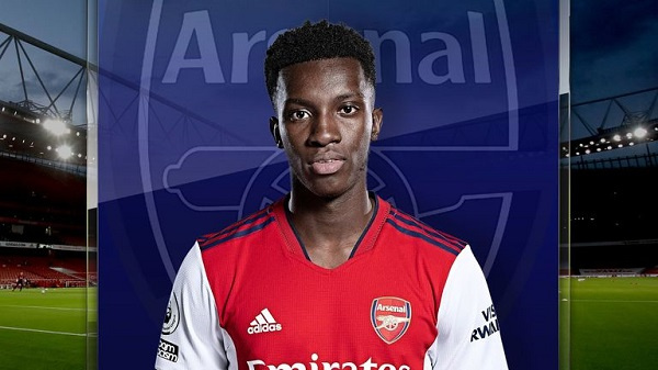 Eddie Nketiah , is an English born striker with a Ghanaian heritage