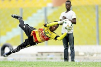 Black Stars goalie Felix Annan