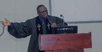 GHANBATT Chaplain Captain Michael Aniagyei delivered a sermon