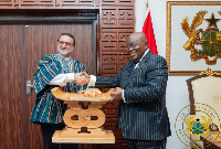 Akufo-Addo thanked Ambassador Bijam Gerami Nazoksara of Iran