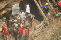 Some alleged illegal miners from Noyem