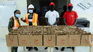 Cylabite Catering Services donated packs of food and beverages of the 100-bed infectious facility