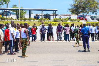 The 100 guards which comprises 97 males and three females