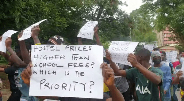 Students are lamenting the hike in prices of hostel