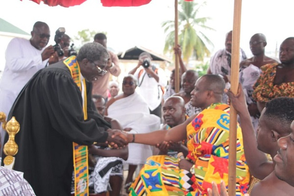 District Minister of Koforidua Ascension Congregation, Rev. Justice Kwame Asumeng