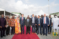 President Nana Addo Dankwa Akufo-Addo with other dignitaries