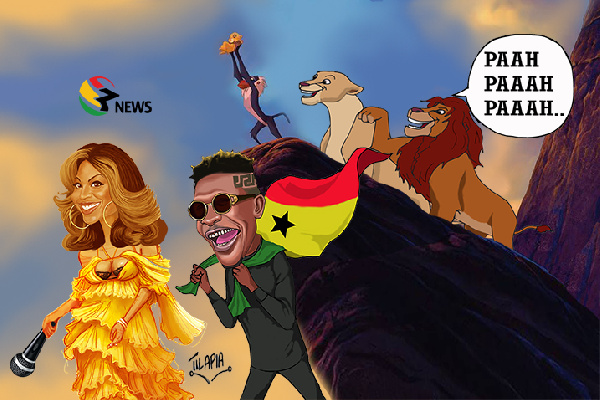 Beyonce's Lion King album featured Shatta Wale on her Already track