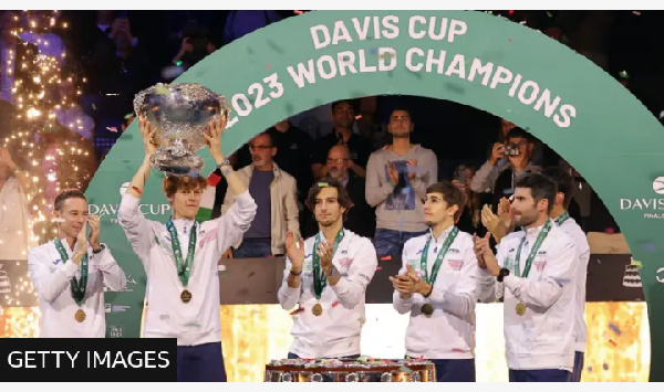 Italy were crowned Davis Cup champions for the first time in 47 years in 2023