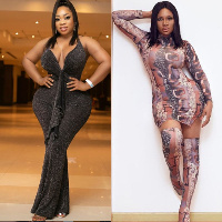 Moesha [L]; Sandra Ankobiah [R]