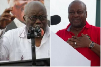 President Nana Addo Dankwa Akufo-Addo and Former President John Mahama