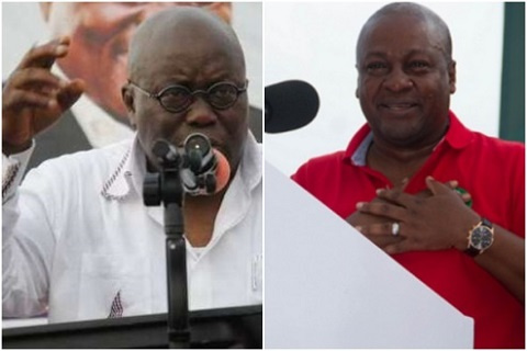 President Nana Addo Dankwa Akufo-Addo and Former President John Mahama