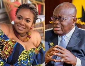 President Nana Addo Dankwa Akufo-Addo and Serwaa Broni