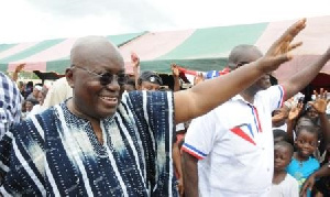 Nana Akufo-Addo during one of his tour trip