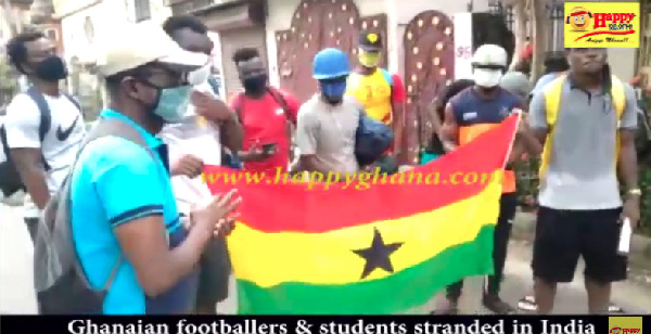 Stranded Ghanaian players, students in India