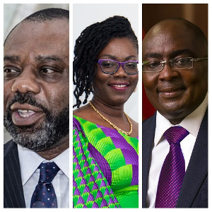 Alan Kyerematen, Ursula Owusu-Ekuful and Bawumia