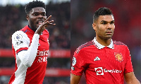 Thomas Partey (L) and Casemiro (R)