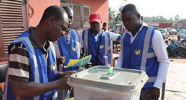 File photo of EC officials working