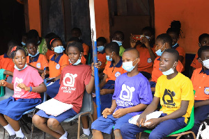 The school children learned about some uses of water