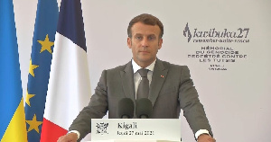 Emmanuel Macron Kigali