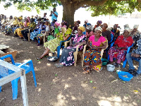 Some of the women present at the empowerment training