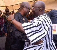 John Mahama (left), Dr  Mahamudu Bawumia (right)