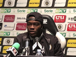 Ghanaian forward Emmanuel Gyasi