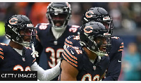 The Chicago Bears celebrated their third straight win at Tottenham