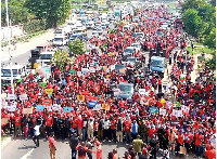 Demonstration organised by some Ghanaians