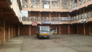 Closed shops at Makola