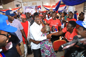 Bawumia And Old Woman 