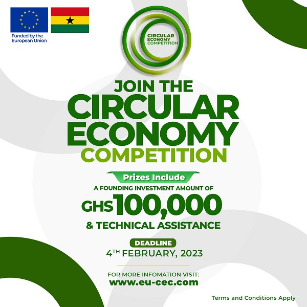 The Circular Economy Competition will come off on February 4, 2023