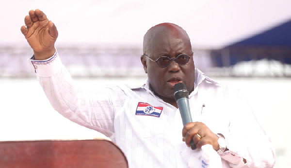 President Akufo-Addo has blamed John Mahama for his inability to implement policies