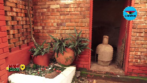 A shrine at Larteh in the Eastern Region