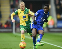 Ghana's Daniel Amartey in action for Leicester City