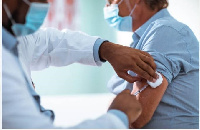 File Photo: A patient taking the the Covid-19 vaccine