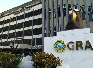 Frontage of the Ghana Revenue Authority offices