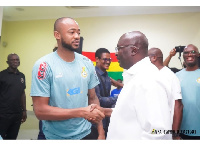 Dr Mahamadu Bawumia donated GHS500,000 to the Black Stars ahead of CAR clash