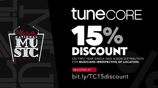 TuneCore in partnership with VGMA is offering a 15% discount to Ghanaian artists