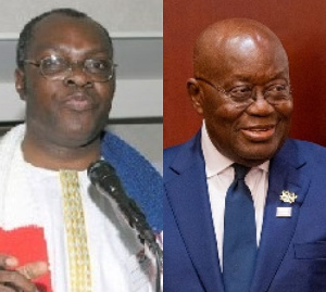 Dr Arthur Kennedy (left), President Nana Addo Dankwa Akufo-Addo (right)