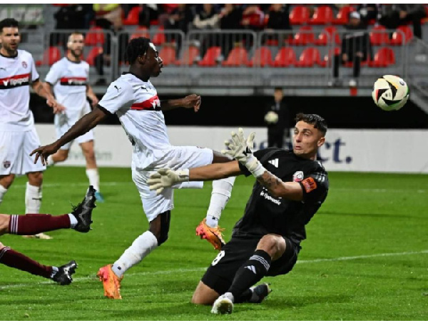 The 23-year-old bagged a brace to help Trnava secure a win over FK Zeleziarne Podbrezova