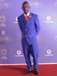 Patapaa on the Red Carpet of the 2018 Vodafon Ghana Music Awards