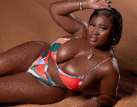 Singer Sista Afia in a bikini