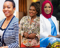 Dr. Zanetor Rawlings, Michelle Attoh and Samira Bawumia